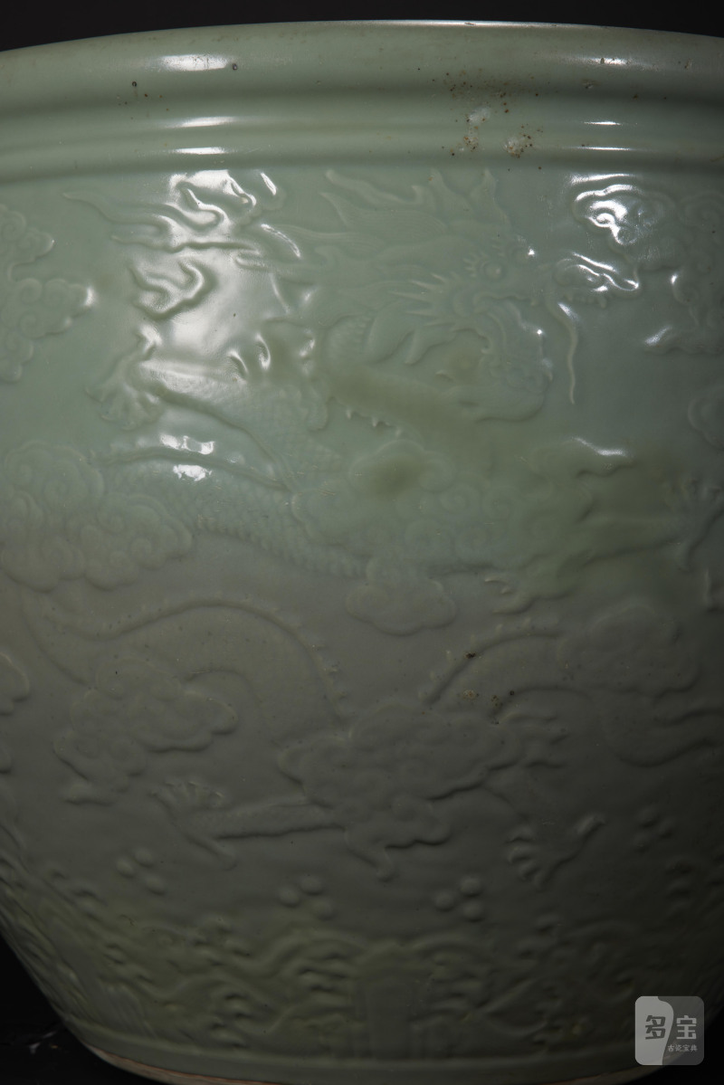 清雍正  江崖海水云龙纹画杠 - 图6